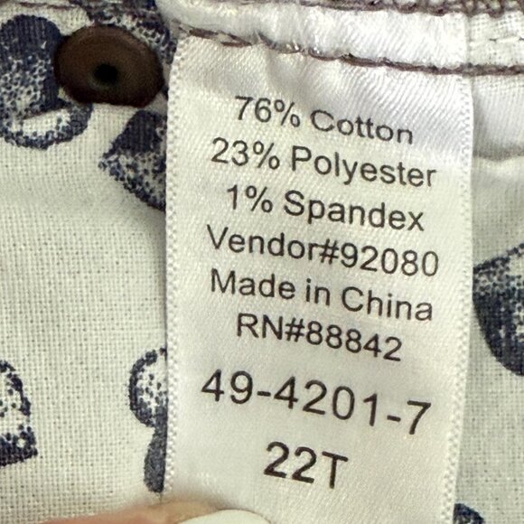 Denim 24/7 Gray Denim Stretchy Jeans Size 22T - Picture 9 of 10